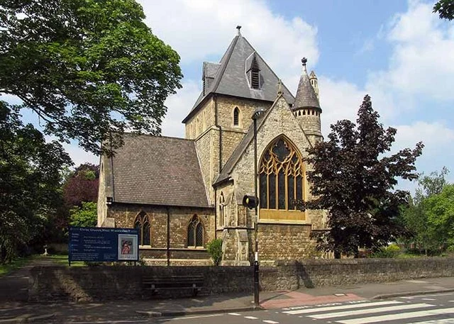 Christ Church on Copse Hill in West Wimbledon, a public local landmark